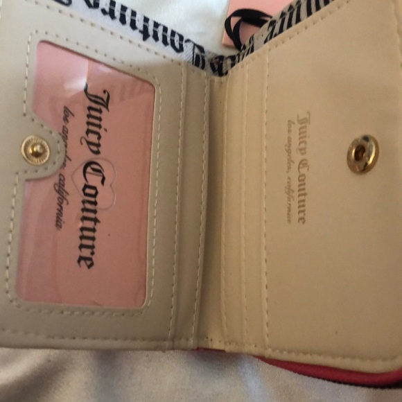 Juicy Couture Pink Flash Not Your Babe Small Zip Around Bifold Wallet NWT - Picture 11 of 16